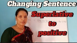 Changing Sentence 💥Transformation of sentences💥 Superlative to positive [upl. by Mcnamara]