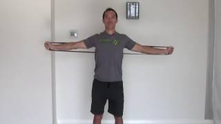 Exercise to Strengthen Shoulder Stabilizers  Stretch Pecs [upl. by Naloc]