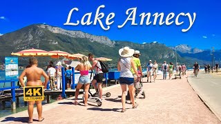 Walking in Lake Annecy Annecy France  4k Walks [upl. by Eelyak]