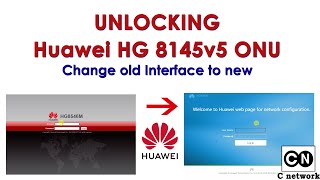 Huawei HG8145V5 Dual band Router Unlocking Change to New Interface [upl. by Ninon]