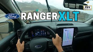 2024 Ford Ranger XLT 4x4 POV Test Drive [upl. by Lavoie868]