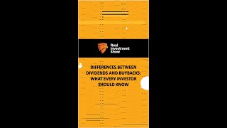 Differences Between Dividends and Buybacks What Every Investor Should Know [upl. by Botzow]