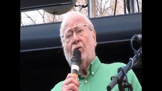 Jan Malmsjö och Olof Buckard talade vid demonstrationen mot Nobelcenter den 25 april 2016 [upl. by Iduj]