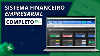 Sistema Financeiro Completo feito em Planilhas Excel  Gestão Pro Financeiro [upl. by Ardys825]