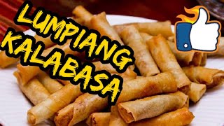 Lumpiang Kalabasa Cheap and Easy Recipe Tipid Cooking [upl. by Tonry]