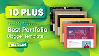 Best Portfolio Blogger Templates 2020 Free Download [upl. by Anatollo]