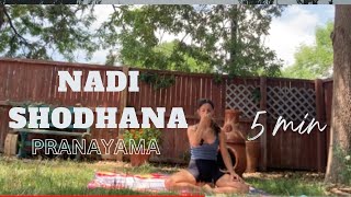 Nadi Shodhana  PRANAYAMA 5min [upl. by Yer]