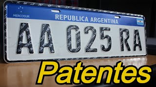 Así se veían las patentes automovilísticas antes [upl. by Philps504]