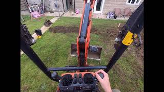 How To Use Operate a Micro Mini Digger Excavator [upl. by Warrin]