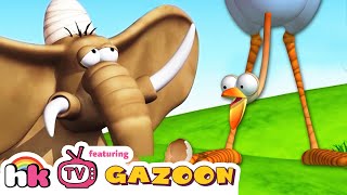 Best of Gazoon S2 Ep 15  Ostrichs Egg  Funny Animals Cartoons  HooplaKidz TV [upl. by Ragse]