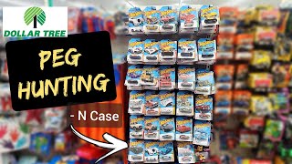 Hot Wheels Peg Hunting at Dollar Tree  M amp N Cases Restocked [upl. by Iver]