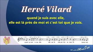 Hervé Vilard  Reviens  Karaoke [upl. by Kevan243]