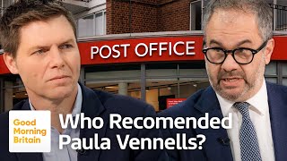 Former Post Office Minister Paul Scully On Calls To Remove Paula Vennells CBE Good Morning Britain [upl. by Daffodil600]