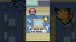 Why Pikachu won’t go in his Pokeball 😂 pokemon shorts [upl. by Tommie]