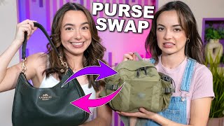 Twins Swap Purses for a Day  Merrell Twins [upl. by Nnav870]