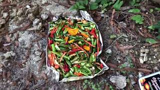 How to use a regular grill to smoke peppers or other foods [upl. by Pickard582]