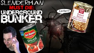 Slenderman Must Die Underground Bunker  Slendys DosenLager GermanFacecam [upl. by Nnylrefinnej67]