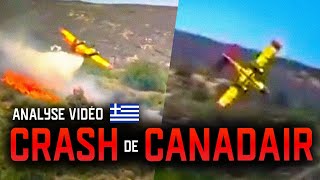 CRASH DUN CANADAIR EN GRÈCE LE 25 JUILLET 2023 [upl. by Eitsim]