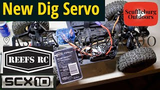 Reefs RC 99 Micro install Axial SCX 10iii Dig Servo [upl. by Ahsieit]