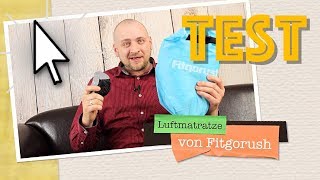 🔴Selbst aufblasende LUFTMATRATZE IM TEST 🏕 CAMPING  TRACKING [upl. by Noevart]