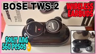 UNBOXING BOSE TWS02 EARPHONES WIRELESS [upl. by Holzman294]