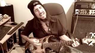 Bumblefoot recording lead guitar tracks to song Eternity [upl. by Romelle958]