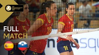 Full Match  Spain vs Slovenia  CEV Volleyball European Golden League 2024 [upl. by Eicats]