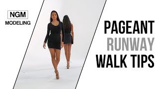 Pageant Runway Walk Tips  How To Win Your First Pageant  Training [upl. by Wootan]