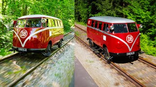 Spectacular VW Bulli Rail Bus [upl. by Irrac]