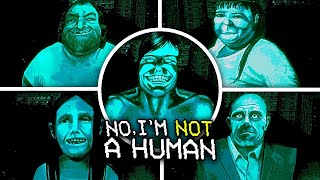 No Im not a Human  ALL Visitors amp FULL GAME  Ending Demo Showcase [upl. by Monteria720]