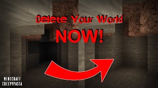 If Your Tunnels Start Disappearing DELETE YOUR WORLD Minecraft Creepypasta [upl. by Matt]