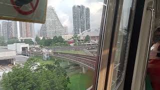 CCL Stock Bound Again SMRT Train NSL KSF C151B From Ang Mo Kio to Bishan Towards Marina South Pier [upl. by Lennej]