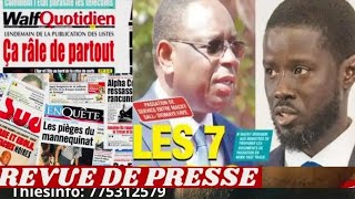 REVUE DE PRESSE au Sénégal REVUE DE PRESSE AUJOURDHUI 28 03 2024 [upl. by Dalli263]