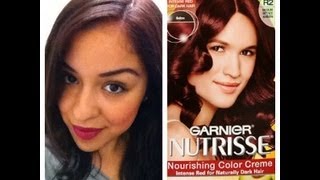 Garnier Nutrisse Ultra Hair Dye Review [upl. by Ahsinrat]