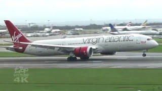 Boeing 787 Dreamliner Aeroplanes London Heathrow Airport Virgin Atlantic British Airways ampmore [upl. by Feliza]