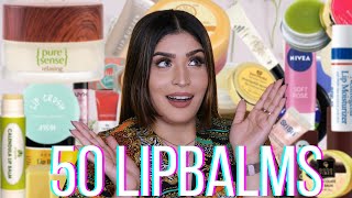 I Tried 50 Lip Balms So That You Dont Have To  Mini Reviews  Shreya Jain [upl. by Budge]