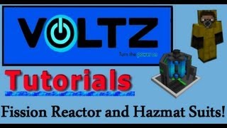 Updated Fission Reactor and Hazmat Suit Atomic Science Voltz Tutorial [upl. by Craig]