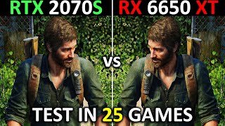 RTX 2070 SUPER vs RX 6650 XT  Test in 25 Games at 1080p  Performance battle 🔥  2024 [upl. by Sybley983]