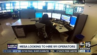 Mesa looking to hire 911 operators [upl. by Kcin]