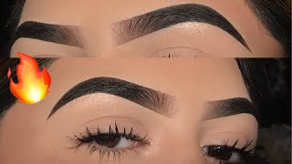 Updated Eyebrow Tutorial IG Brows  Anastasia Beverly Hills Dipbrow Pomade [upl. by Aicelav634]