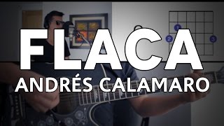 Flaca Andrés Calamaro Tutorial Cover  Guitarra Mauro Martinez [upl. by Basia]