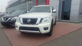 2017 Nissan Armada Platinum pearl white  Sherwood Nissan [upl. by Airamesor]