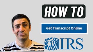 How to Get IRS Transcripts Online [upl. by Nelyaw947]