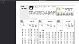 IRS Tax Tables [upl. by Mylor616]