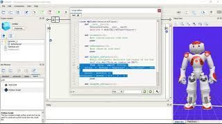 Choregraphe Script de python para que nao hable y se mueva [upl. by Clorinda833]