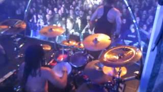 DAGOBA DRUMCAM LUXEMBOURG  EPICA TOUR 1st SHOW [upl. by Fezoj446]