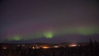 Aurora Borealis North of Fairbanks Alaska [upl. by Epperson]