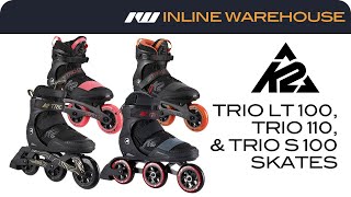 2021 K2 Trio Inline Skates most carryover to 2022 [upl. by Arim807]