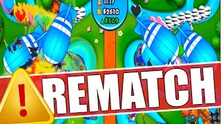 MOST EPIC BATTLE EVER 3 REMATCHES  Bloons TD Battles  BTD Battles Gambling Medallions [upl. by Assiruam]