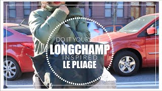 DIY LONGCHAMP LE PLIAGE TOTE BAG [upl. by Prentice]